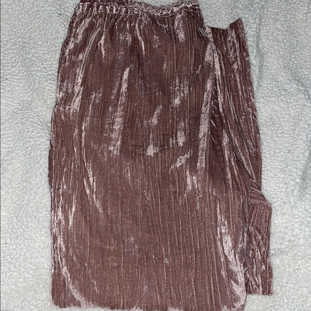 NWOT Marc New York Pink Velvet Dress Bohemian Pants Size XL